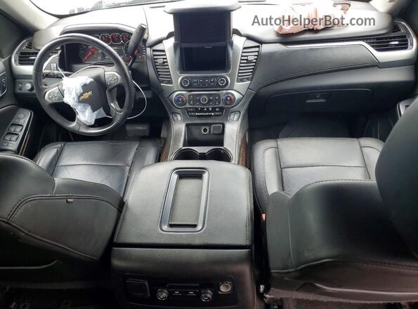 1GNSKBKC6HR169590 2017 CHEVROLET TAHOE Серебряный Вид панели приборов
