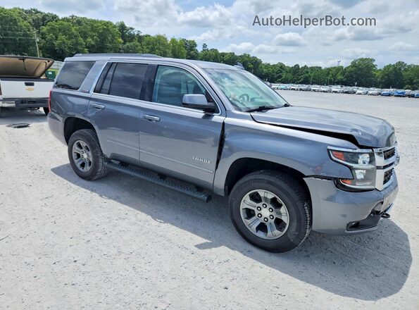 1GNSKBKC6KR353175 2019 CHEVROLET TAHOE Серый Передняя правая четверть