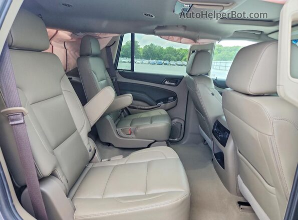 1GNSKBKC6KR353175 2019 CHEVROLET TAHOE Серый Вид задней части салона