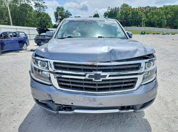 1GNSKBKC6KR353175 2019 CHEVROLET TAHOE Серый Вид спереди