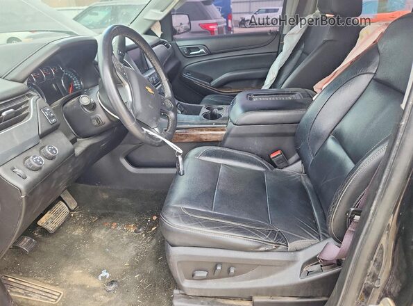 1GNSKBKC7GR395698 2016 CHEVROLET TAHOE Black Вид салону спереду
