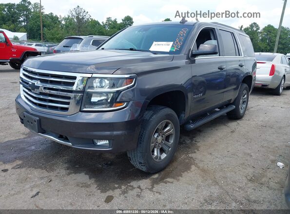 1GNSKBKC7JR277559 2018 CHEVROLET TAHOE Gray Front left