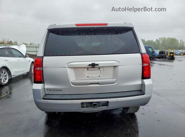 1GNSKBKC7KR199625 2019 CHEVROLET TAHOE Silver Հետևի տեսք