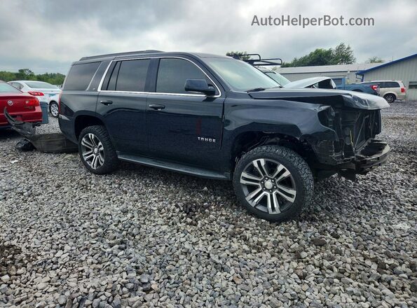 1GNSKBKC7LR102473 2020 CHEVROLET TAHOE Черный Передняя правая четверть
