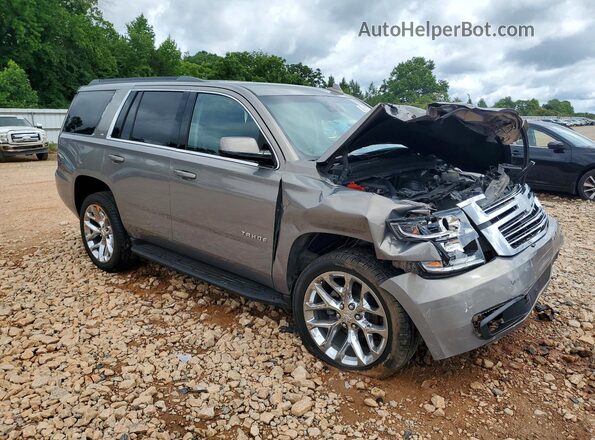 1GNSKBKC8HR300762 2017 CHEVROLET TAHOE Серый Передняя правая четверть