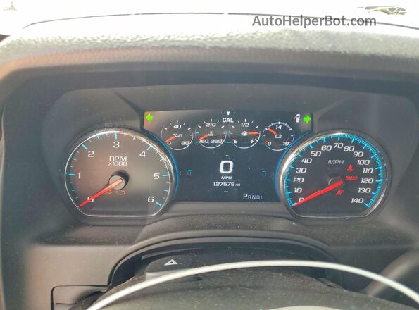 1GNSKBKC8HR300762 2017 CHEVROLET TAHOE Серый Вид щитка приборов
