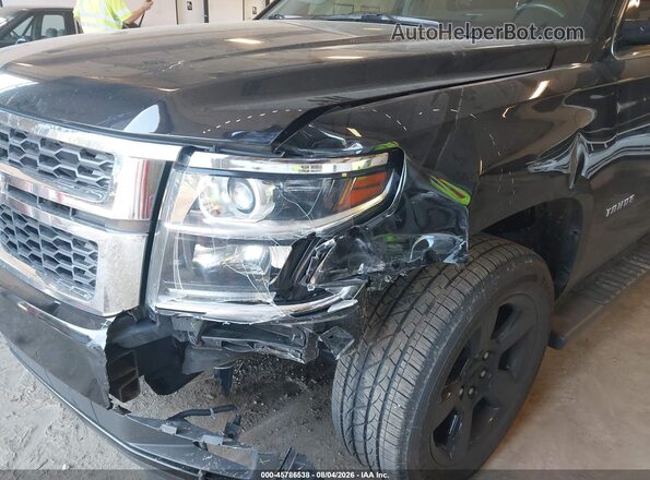 1GNSKBKC8JR298033 2018 CHEVROLET TAHOE Black Widok z przodu