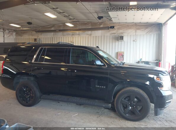 1GNSKBKC8JR298033 2018 CHEVROLET TAHOE Black Widok wnętrza z tyłu