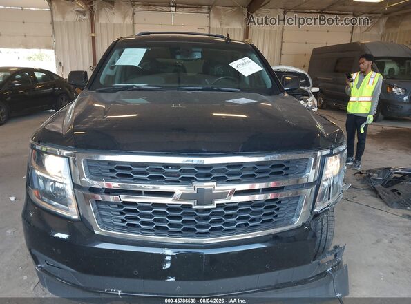 1GNSKBKC8JR298033 2018 CHEVROLET TAHOE Black Widok zestawu wskaźników