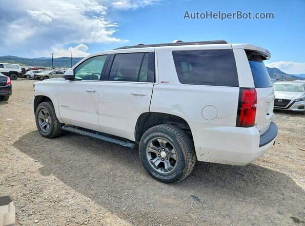 1GNSKBKC8KR180422 2019 CHEVROLET TAHOE Белый Задняя левая четверть