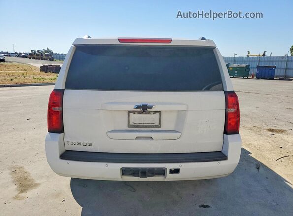 1GNSKBKC9GR462561 2016 CHEVROLET TAHOE White Widok z tyłu