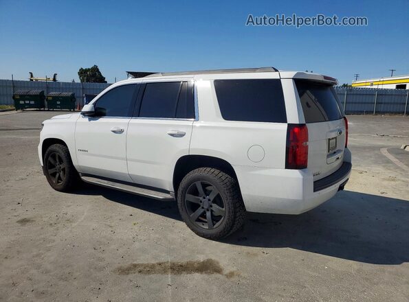 1GNSKBKC9GR462561 2016 CHEVROLET TAHOE White Tył lewy