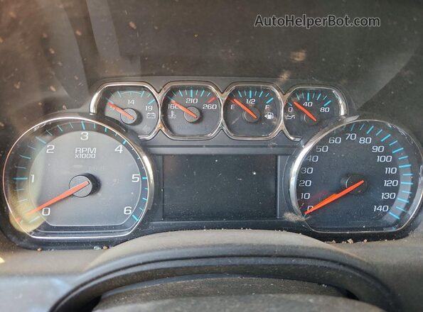 1GNSKBKC9HR257663 2017 CHEVROLET TAHOE Silver Вид щитка приладів