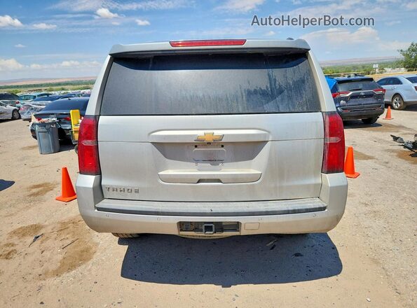 1GNSKBKC9HR257663 2017 CHEVROLET TAHOE Silver Вид ззаду