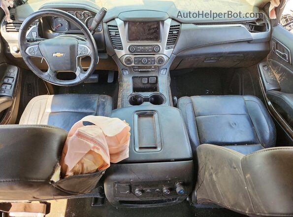 1GNSKBKC9HR257663 2017 CHEVROLET TAHOE Silver Вид панелі приладів