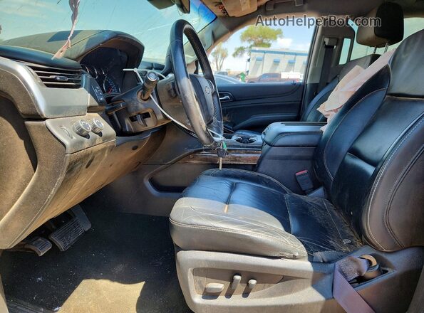 1GNSKBKC9HR257663 2017 CHEVROLET TAHOE Silver Вид салону спереду