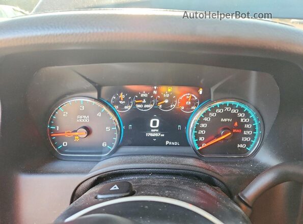 1GNSKBKC9HR388253 2017 CHEVROLET TAHOE Black Instrument cluster view