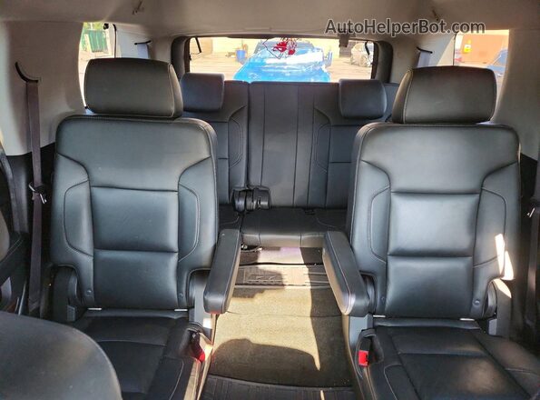 1GNSKBKC9HR388253 2017 CHEVROLET TAHOE Black Rear seats view