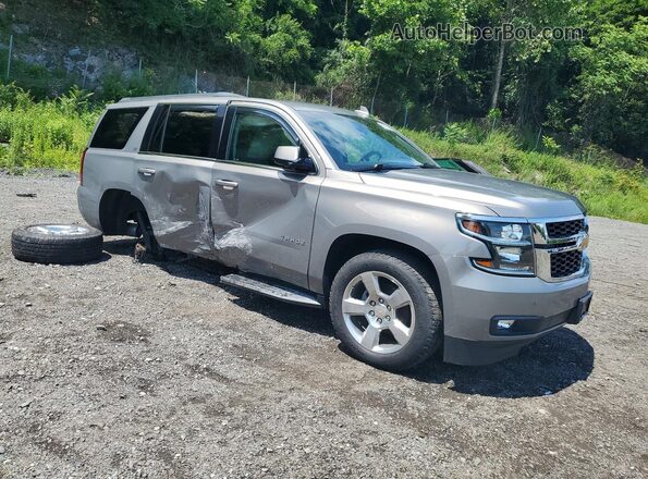 1GNSKBKC9KR213220 2019 CHEVROLET TAHOE Gray Przód prawy