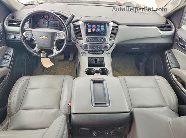1GNSKBKC9KR308019 2019 CHEVROLET TAHOE White Widok deski rozdzielczej