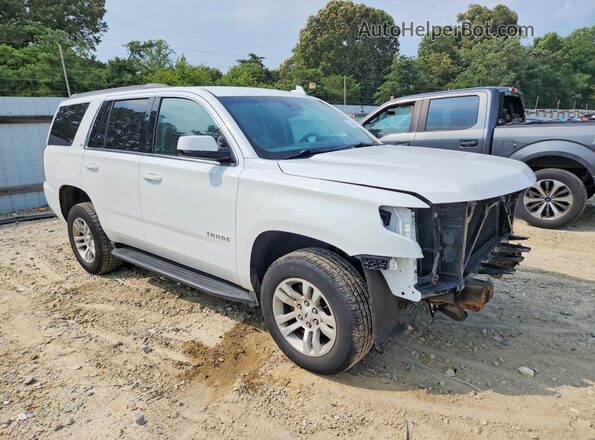 1GNSKBKC9KR396232 2019 CHEVROLET TAHOE White Delantero derecho
