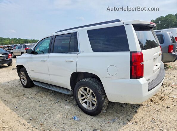 1GNSKBKC9KR396232 2019 CHEVROLET TAHOE White Trasero izquierdo