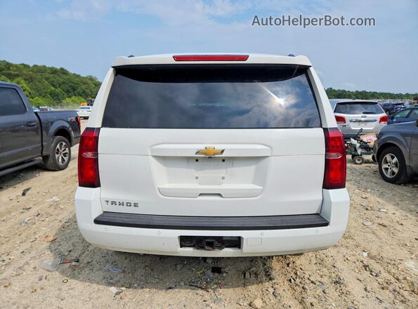 1GNSKBKC9KR396232 2019 CHEVROLET TAHOE White Vista trasera