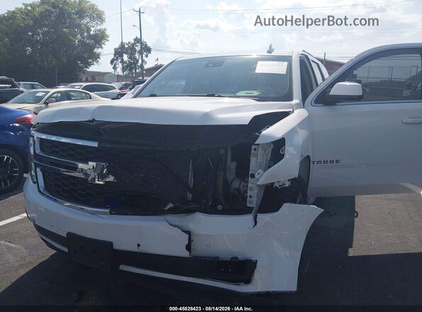 1GNSKBKCXGR427852 2016 CHEVROLET TAHOE White წინა ხედი