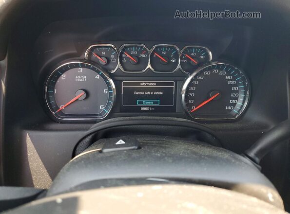 1GNSKBKCXLR275694 2020 CHEVROLET TAHOE Серебряный Вид щитка приборов
