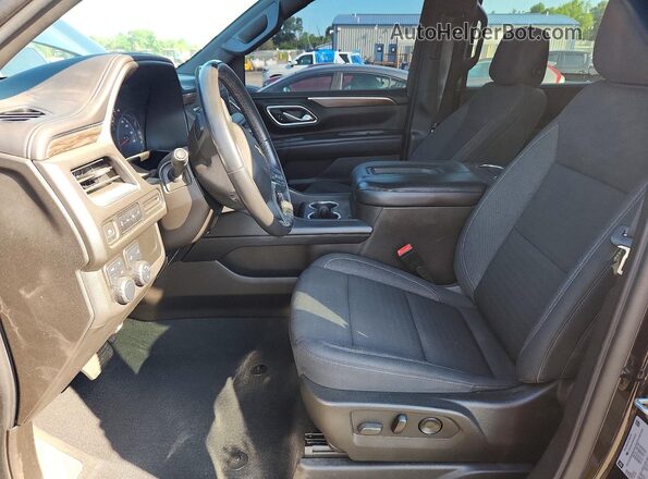 1GNSKBKD2MR280334 2021 CHEVROLET SUBURBAN Black Вид салону спереду