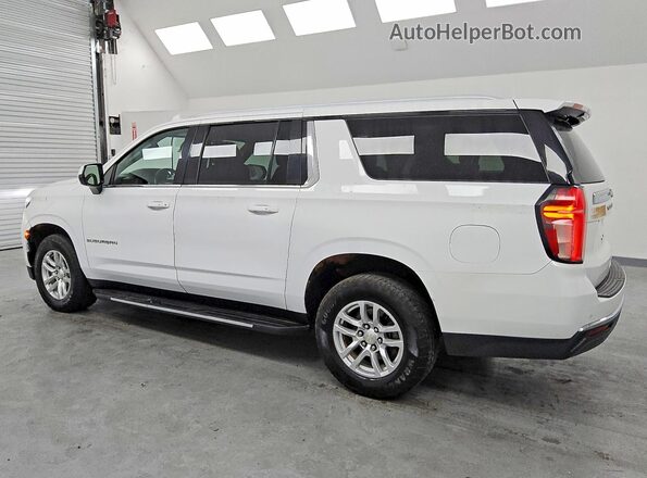1GNSKBKD8MR352010 2021 CHEVROLET SUBURBAN White Rear left