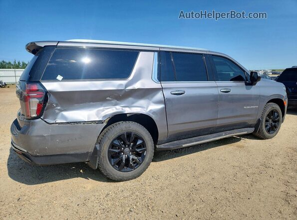 1GNSKBKDXMR404821 2021 CHEVROLET SUBURBAN Gray უკანა მარჯვენა