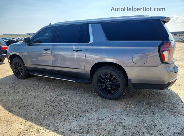 1GNSKBKDXMR404821 2021 CHEVROLET SUBURBAN Gray უკანა მარცხენა