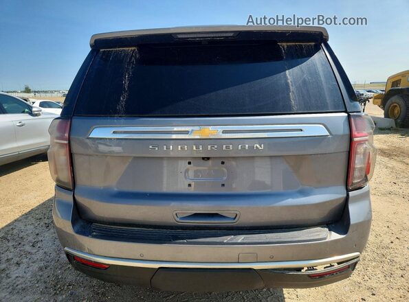 1GNSKBKDXMR404821 2021 CHEVROLET SUBURBAN Gray უკანა ხედი