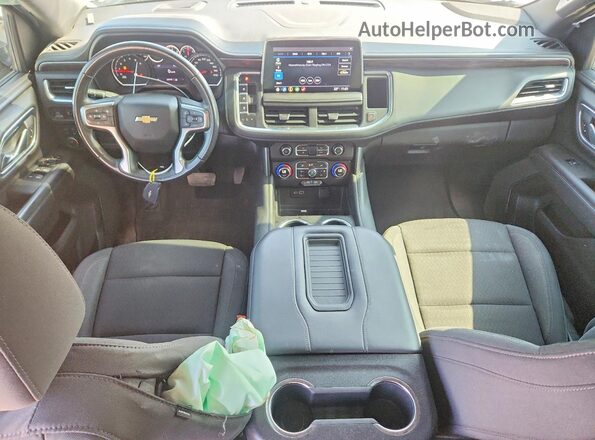 1GNSKBKDXMR404821 2021 CHEVROLET SUBURBAN Gray წინა პანელის ხედი