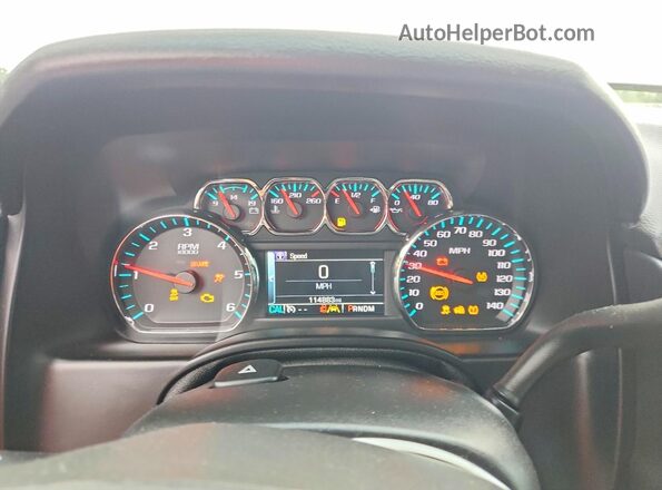 1GNSKCKC0GR315986 2016 CHEVROLET TAHOE Gray Widok zestawu wskaźników