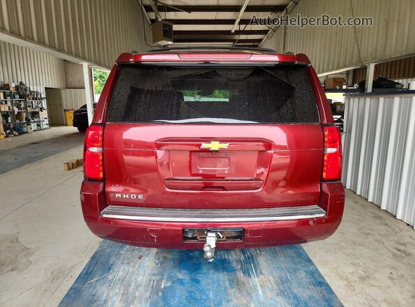 1GNSKCKC0GR317107 2016 CHEVROLET TAHOE Burgundy Widok z tyłu