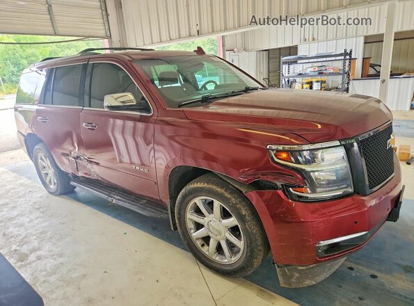 1GNSKCKC0GR317107 2016 CHEVROLET TAHOE Burgundy Przód prawy