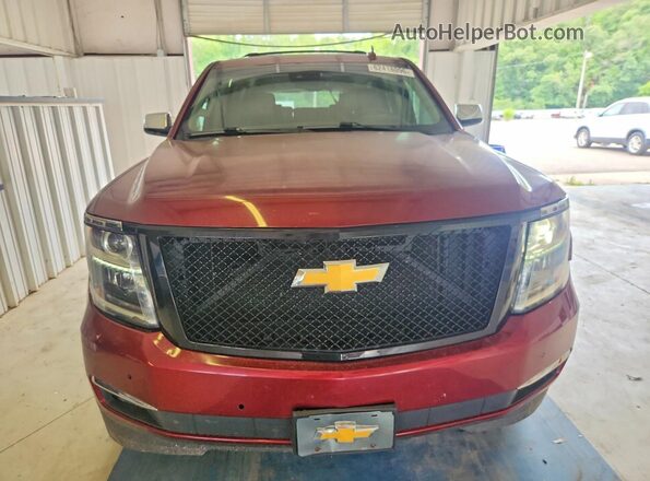 1GNSKCKC0GR317107 2016 CHEVROLET TAHOE Burgundy Widok z przodu