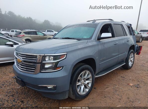 1GNSKCKC1GR135982 2016 CHEVROLET TAHOE Light Blue Передня ліва чверть
