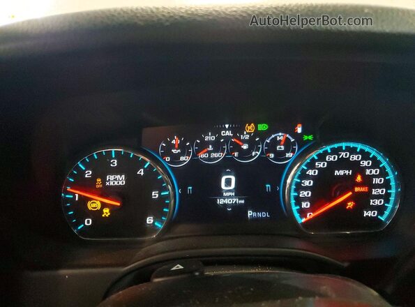1GNSKCKC1LR191513 2020 CHEVROLET TAHOE Gray Instrument cluster view
