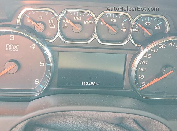 1GNSKCKC3JR185337 2018 CHEVROLET TAHOE White Widok zestawu wskaźników