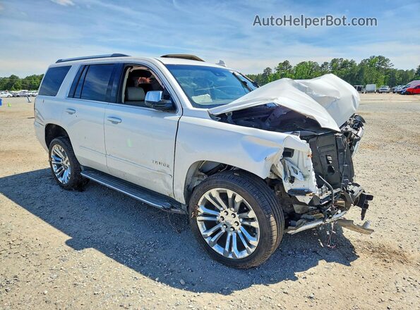 1GNSKCKC3JR185337 2018 CHEVROLET TAHOE White Przód prawy