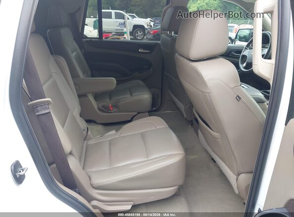 1GNSKCKC4HR316432 2017 CHEVROLET TAHOE White VIN კოდის სტიკერის ხედი