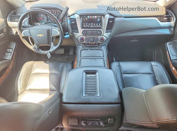 1GNSKCKC4KR280653 2019 CHEVROLET TAHOE White Առջևի վահանակի տեսք