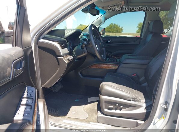 1GNSKCKC5HR243748 2017 CHEVROLET TAHOE Silver წინა სალონის ხედი
