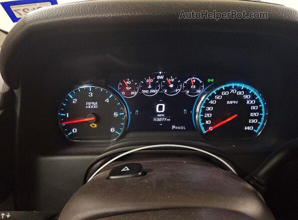 1GNSKCKC6HR320997 2017 CHEVROLET TAHOE White Вид щитка приладів