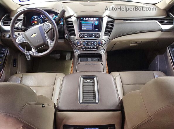 1GNSKCKC6HR320997 2017 CHEVROLET TAHOE White Вид панелі приладів