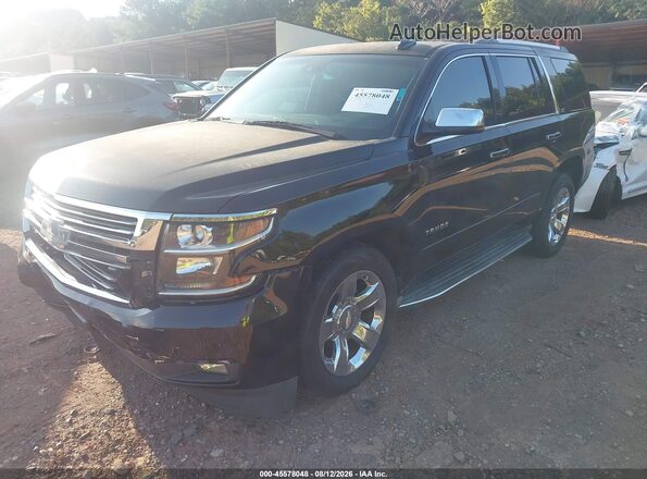 1GNSKCKC7GR102176 2016 CHEVROLET TAHOE Черный Передняя левая четверть