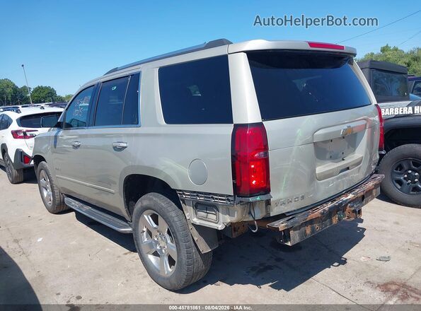 1GNSKCKC7HR398320 2017 CHEVROLET TAHOE Бежевый Задняя левая четверть